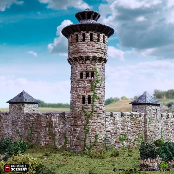Kings Round Tower - (28, 15 or 10mm scale) - King and Country