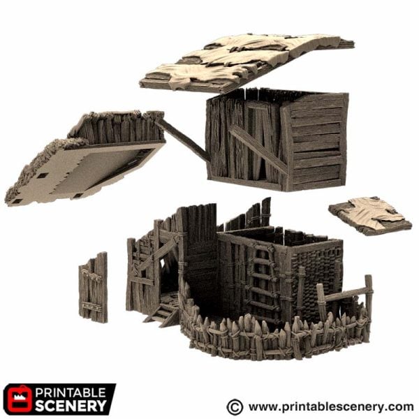 Large Shanty - (28, or 15mm scale) - King and Country