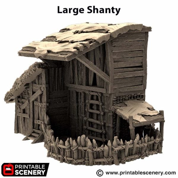 Large Shanty - (28, or 15mm scale) - King and Country