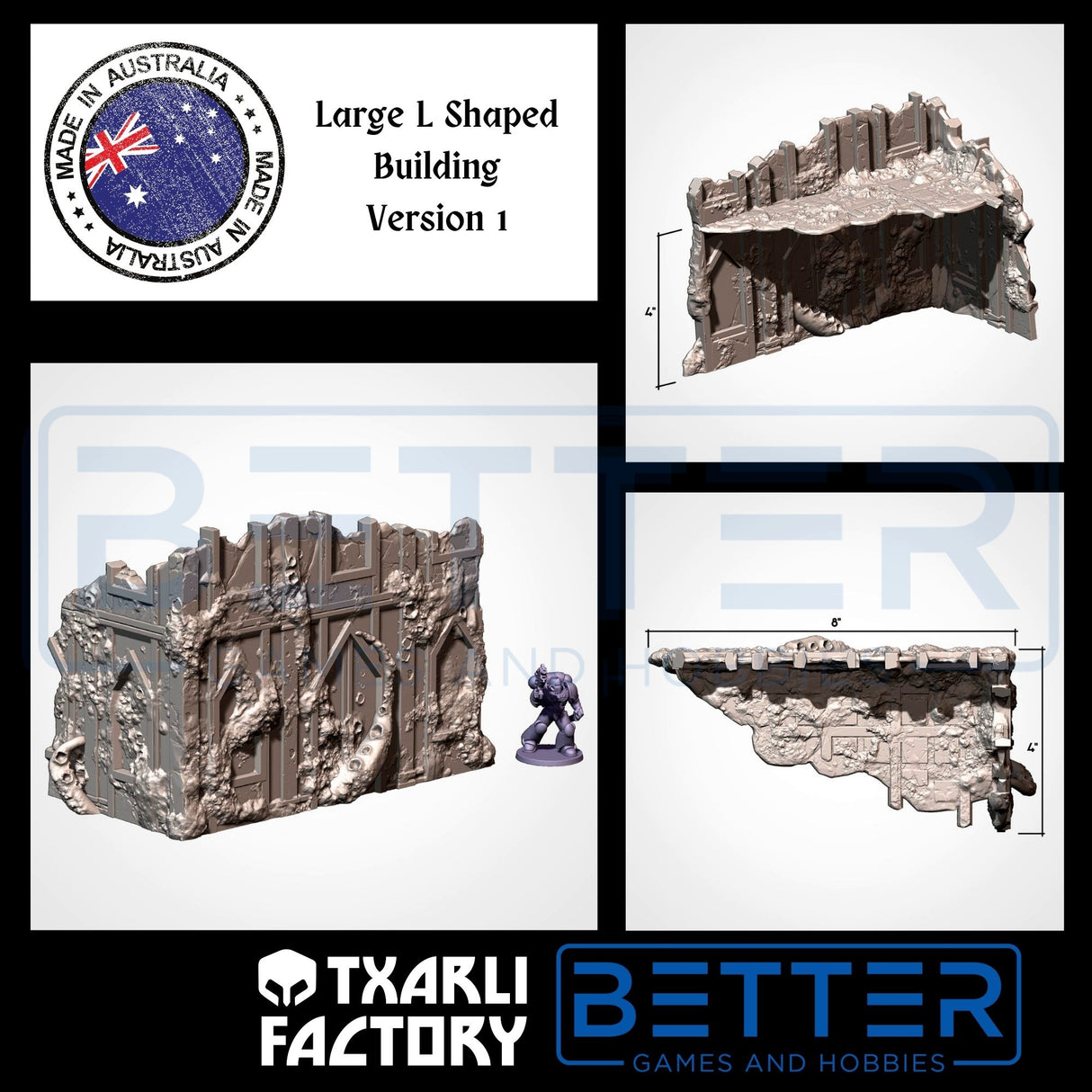 Infected Ruins - G-W compatible competitive tabletop terrain