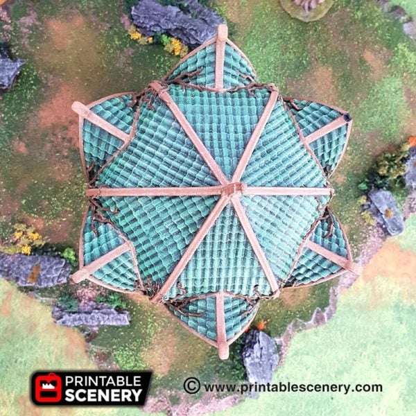 Elven Library - (28, 15 or 10mm scale) - Wood Elven