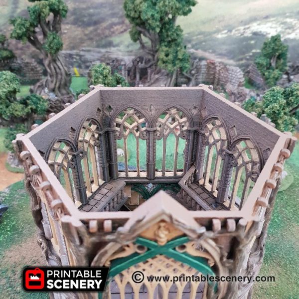 Elven Library - (28, 15 or 10mm scale) - Wood Elven