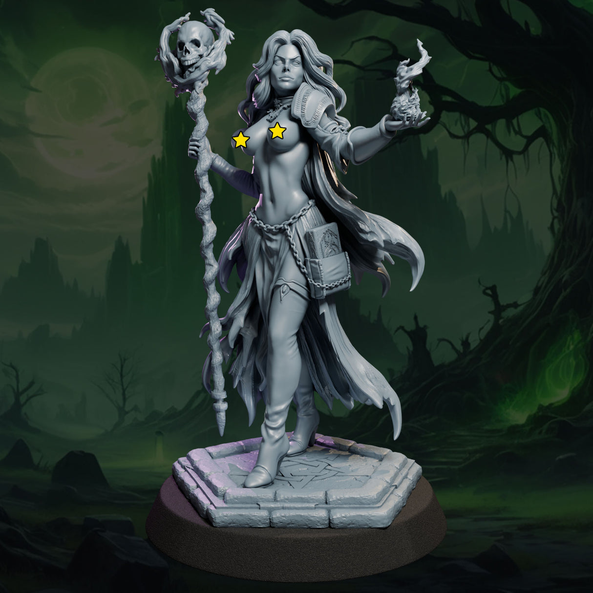 Liliana the Necromancer, Ladies of the Dark Age, NSFW, 32 and 75mm