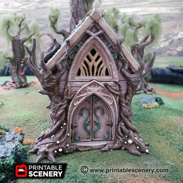 The Living Hall - (28, 15 or 10mm scale) - Wood Elven