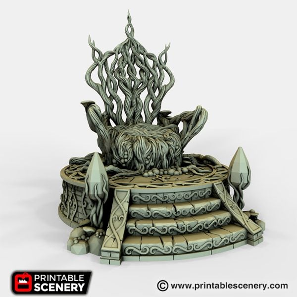 Living Throne - (28, 15 or 10mm scale) - Wood Elven