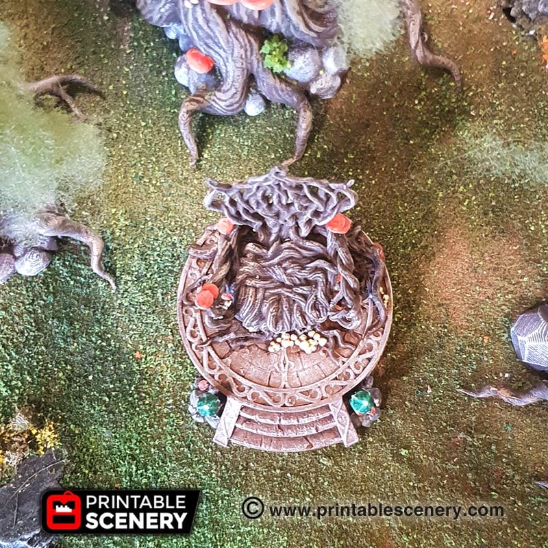 Living Throne - (28, 15 or 10mm scale) - Wood Elven