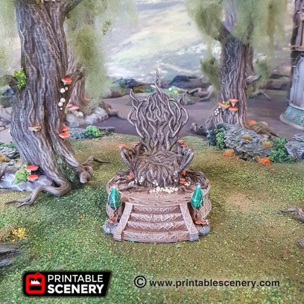 Living Throne - (28, 15 or 10mm scale) - Wood Elven