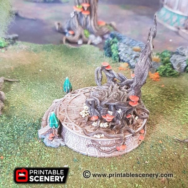 Living Throne - (28, 15 or 10mm scale) - Wood Elven