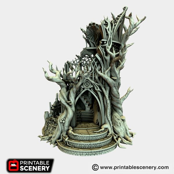 Lost Elven Library - (28, 15 or 10mm scale) - Wood Elven