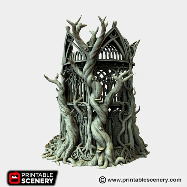 Lost Elven Library - (28, 15 or 10mm scale) - Wood Elven