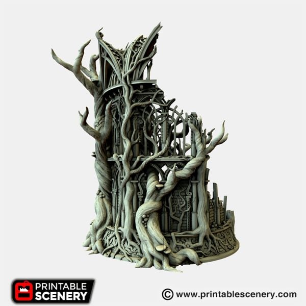 Lost Elven Library - (28, 15 or 10mm scale) - Wood Elven