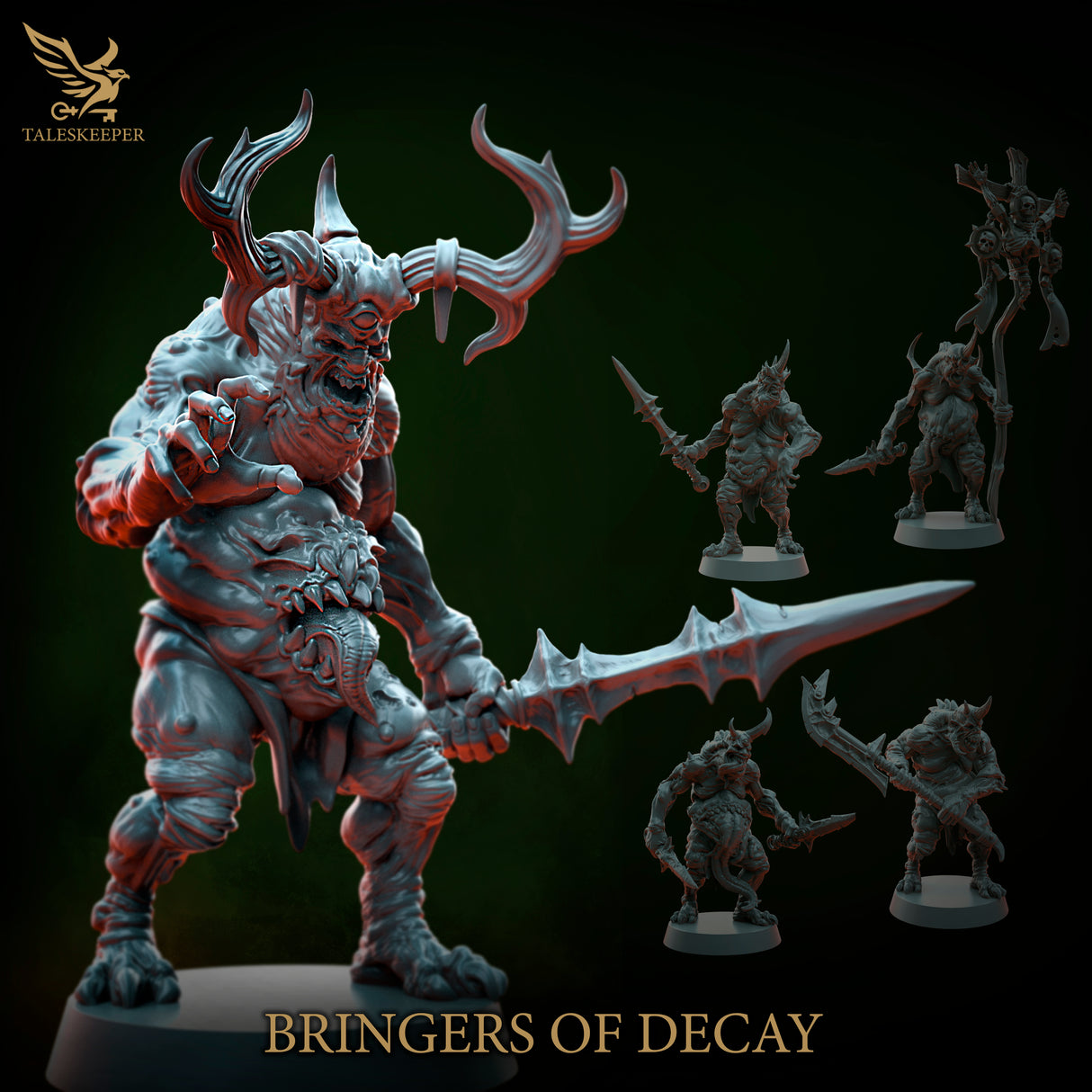 Bringers of Decay Command - 28mm scale miniatures for Sci-Fi and Fantasy Wargaming