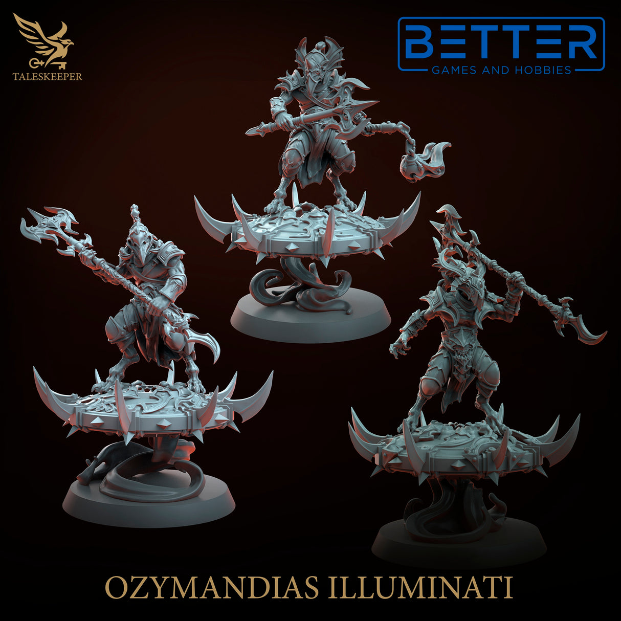 Ozymandias Illuminati - 28mm scale miniature for Sci-Fi and Fantasy Wargaming
