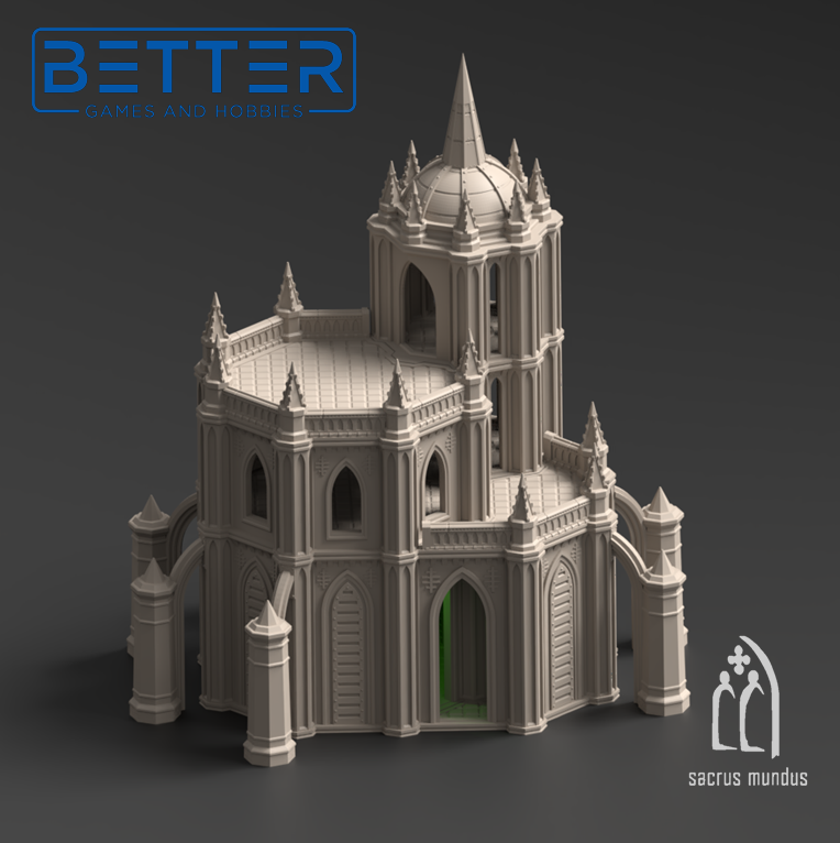 Emerita - Imperial Suburb. 28 or 15mm Scale tabletop terrain for Sci-Fi & Grimdark wargaming