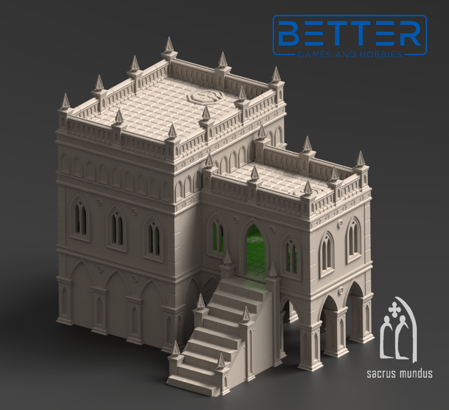 Emerita - Imperial Suburb. 28 or 15mm Scale tabletop terrain for Sci-Fi & Grimdark wargaming