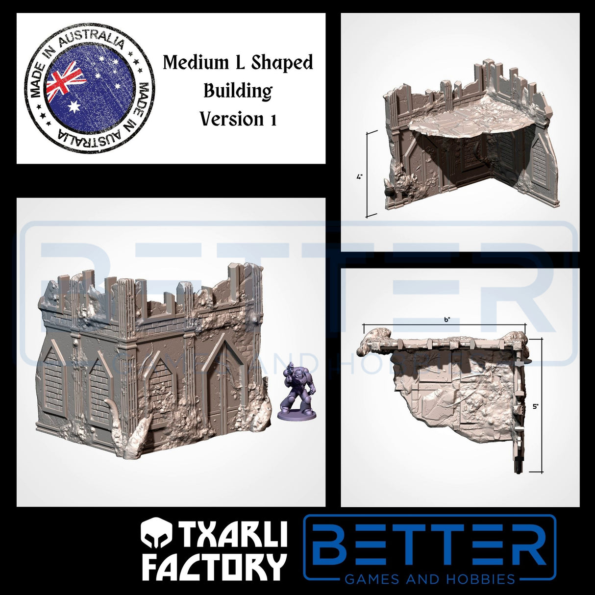 Infected Ruins - G-W compatible competitive tabletop terrain