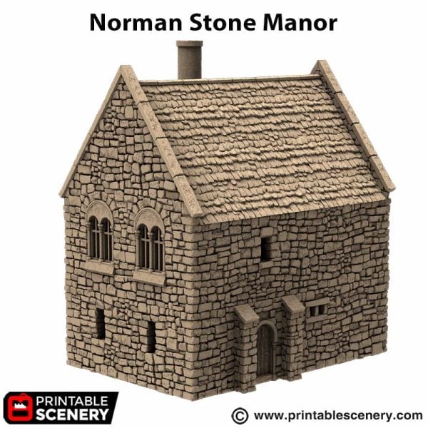 Norman Stone Manor - (28, 15 or 10mm scale) - King and Country