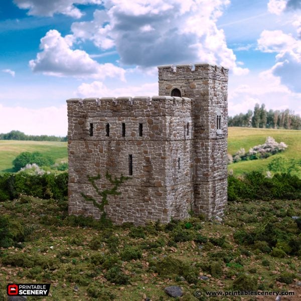 Norman Stone Fort - (28, 15 or 10mm scale) - King and Country