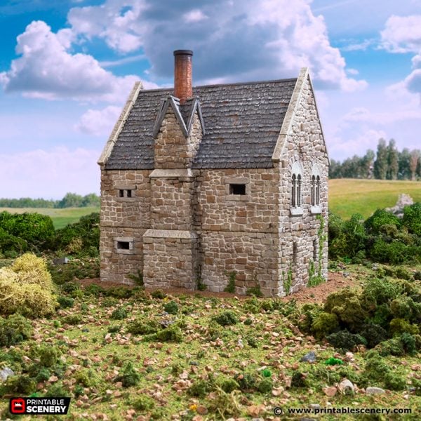 Norman Stone Manor - (28, 15 or 10mm scale) - King and Country