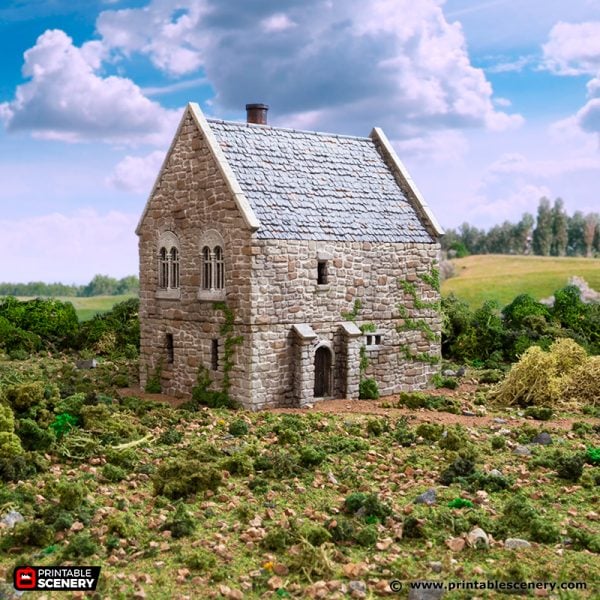 Norman Stone Manor - (28, 15 or 10mm scale) - King and Country