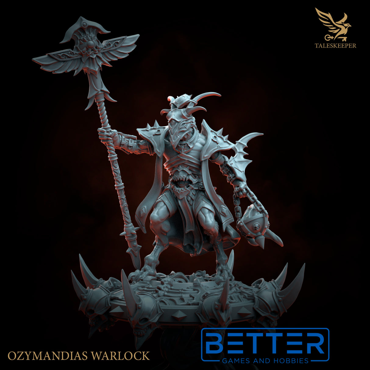 Ozymandias Warlock - 28mm scale miniature for Sci-Fi and Fantasy Wargaming