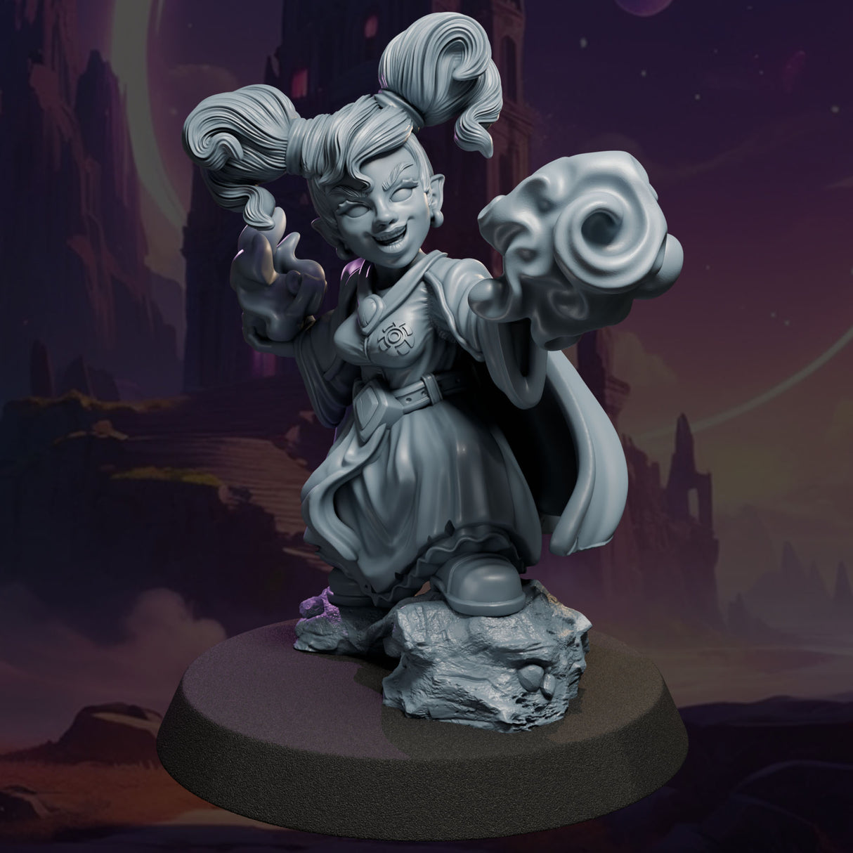 Ophyra the Sorceress, Ladies of the Dark Age, 32 and 75mm