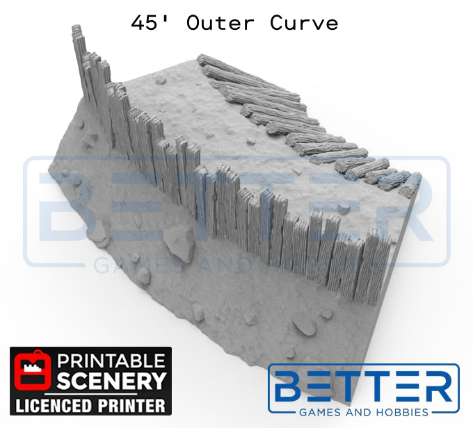 Norman Garrison Wall Sections - (28, 15 or 10mm scale) - King and Country