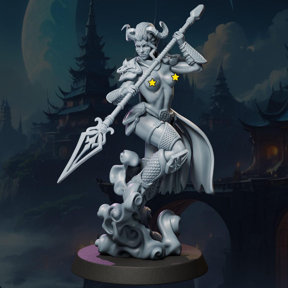 Ovelyne the Dragon Knight, Ladies of the Dark Age, NSFW, 32 and 75mm