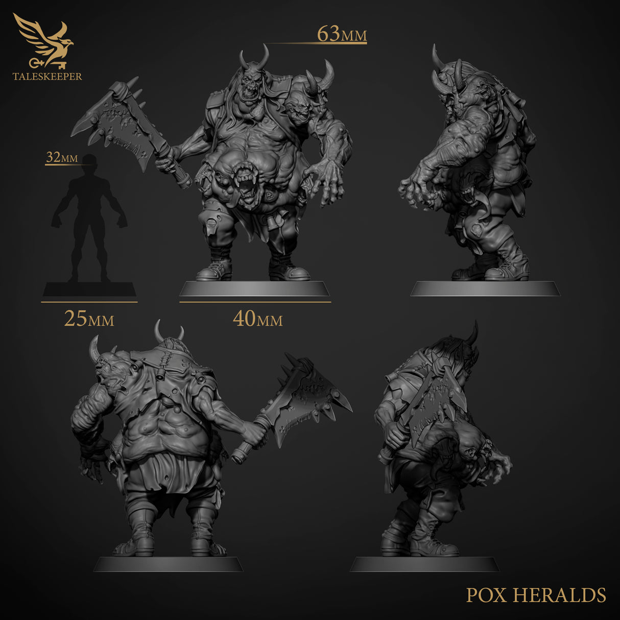 Pox Heralds - 28mm scale miniatures for Sci-Fi and Fantasy Wargaming