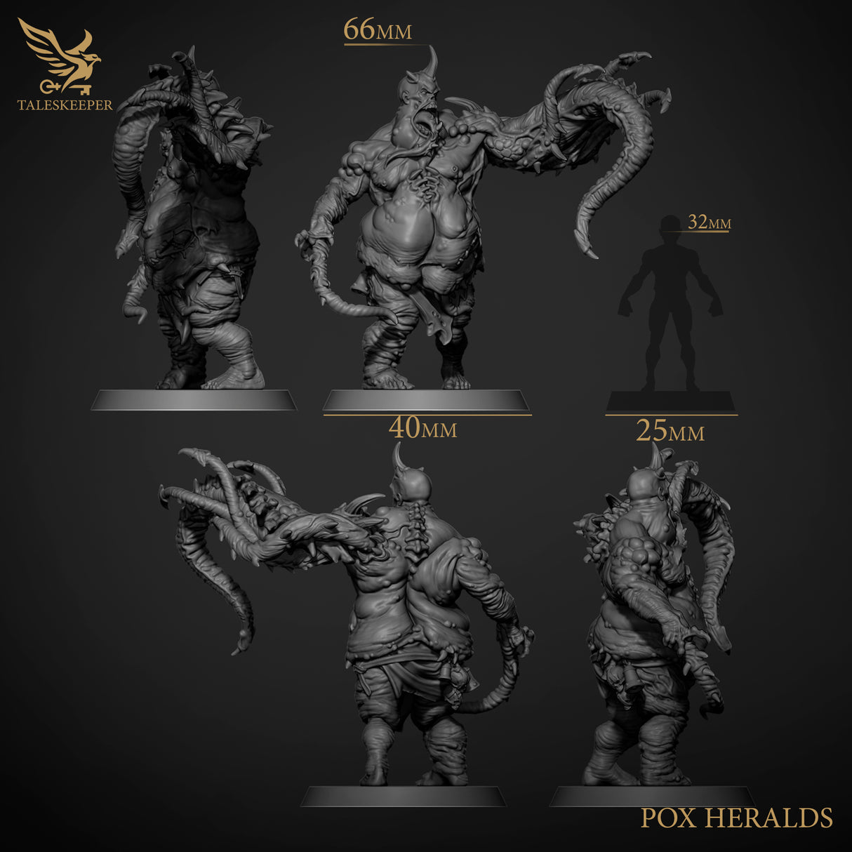 Pox Heralds - 28mm scale miniatures for Sci-Fi and Fantasy Wargaming