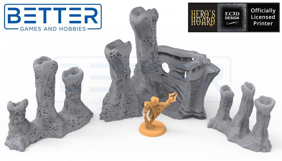 Underwater Steam Vents (28mm Scale) Terrain for tabletop wargaming RPG