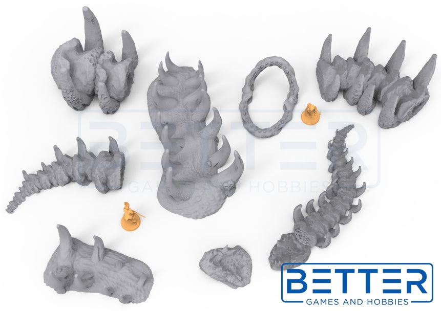 Leviathan Graveyard (28mm Scale) 3d printed Tabletop Terrain Scenery