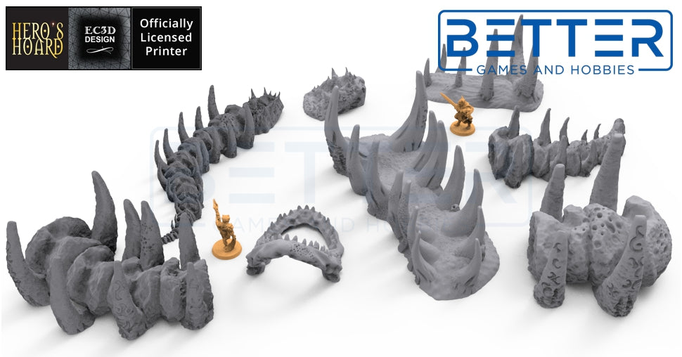 Leviathan Graveyard (28mm Scale) 3d printed Tabletop Terrain Scenery