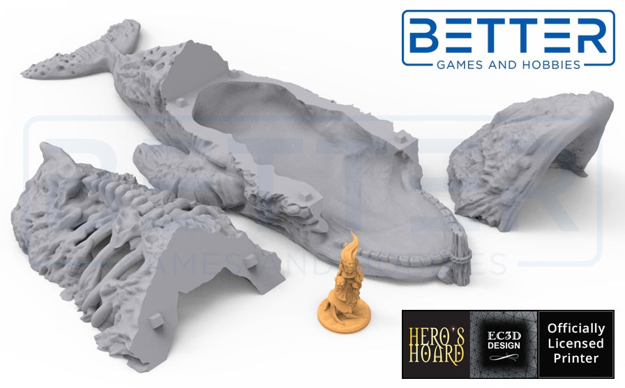 Whale Lair (28mm Scale) Terrain for tabletop wargames RPG