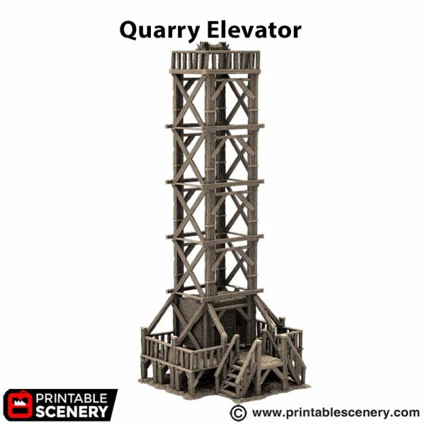 Quarry Elevator - (28, 15 or 10mm scale) - King and Country