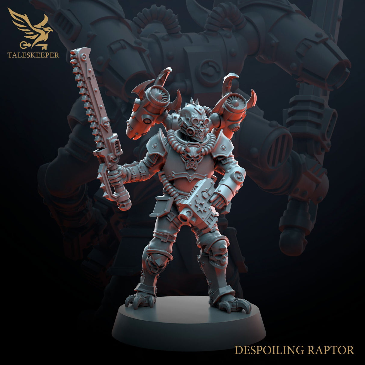 Despoiling Raptors - 28mm scale miniatures for Sci-Fi and Grimdark Wargaming
