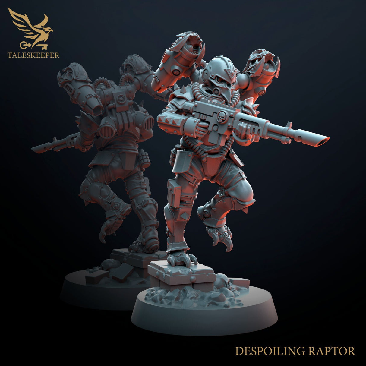 Despoiling Raptors - 28mm scale miniatures for Sci-Fi and Grimdark Wargaming