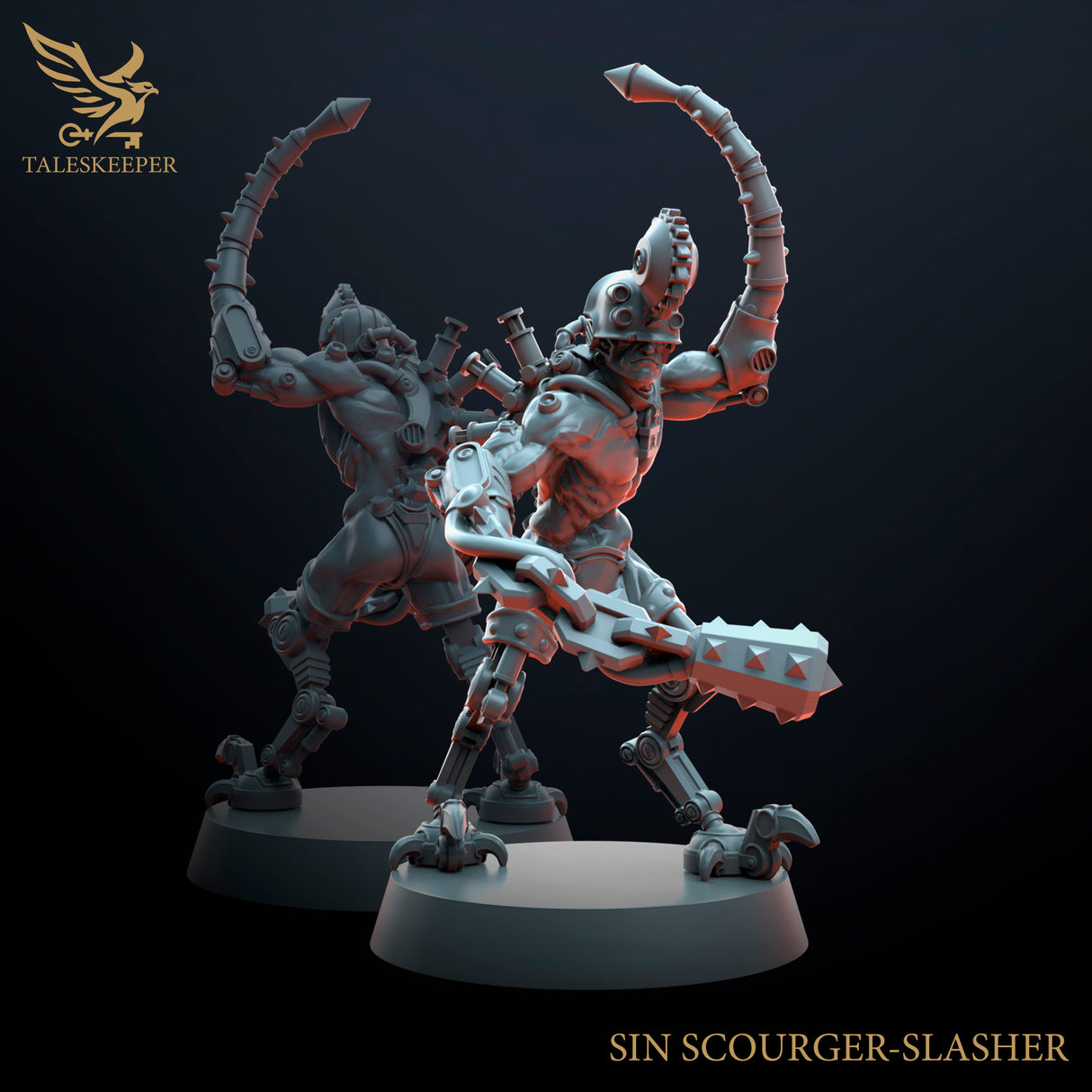 Sin Scourger - 28mm scale miniatures for Sci-Fi and Grimdark Wargaming