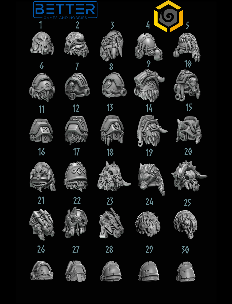 Shoulder Pads - Primal Hounds for 2nd Born Marines