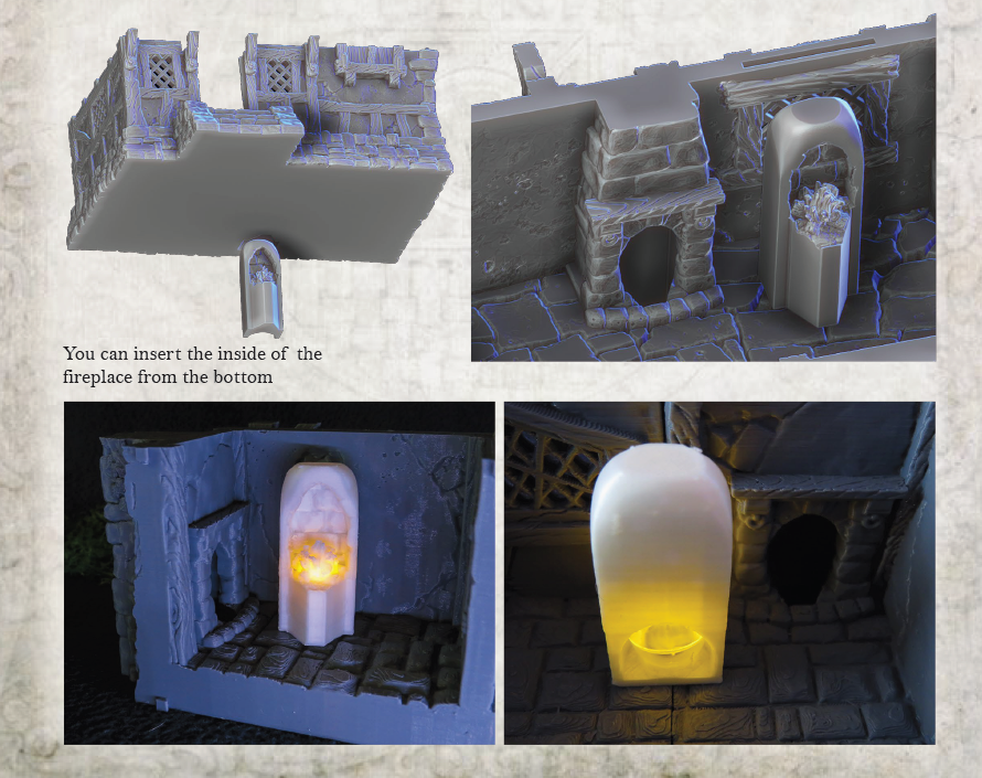 City of Tarok 2, Guest House - 32, 28, 15 & 10mm scale for Fantasy terrain, RPG
