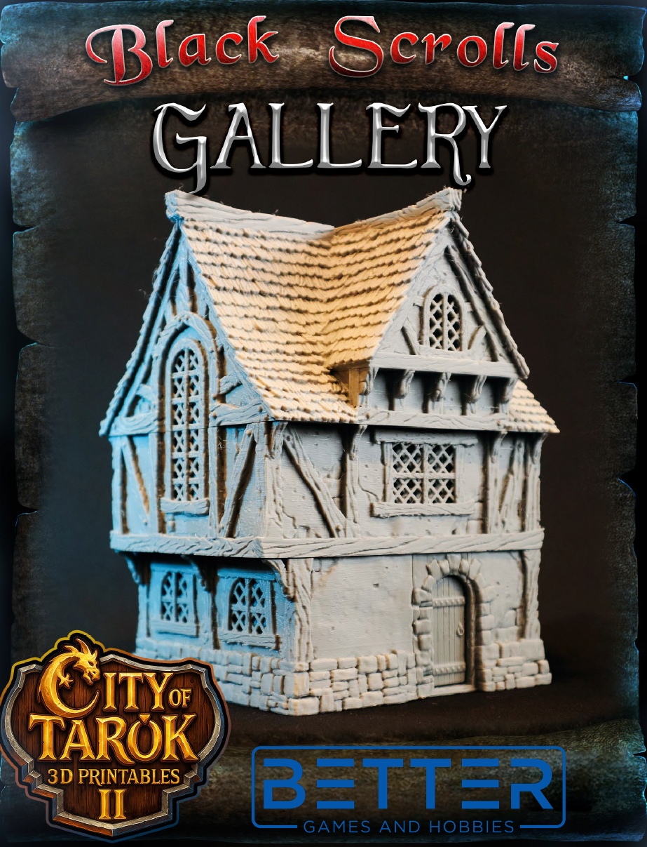 City of Tarok 2, Gallery - 32, 28, 15 & 10mm scale for Fantasy terrain, RPG