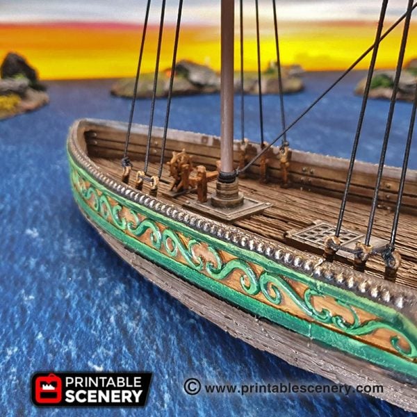 Sea Reaver - (28, 15, or 10mm scale) - Wood Elven