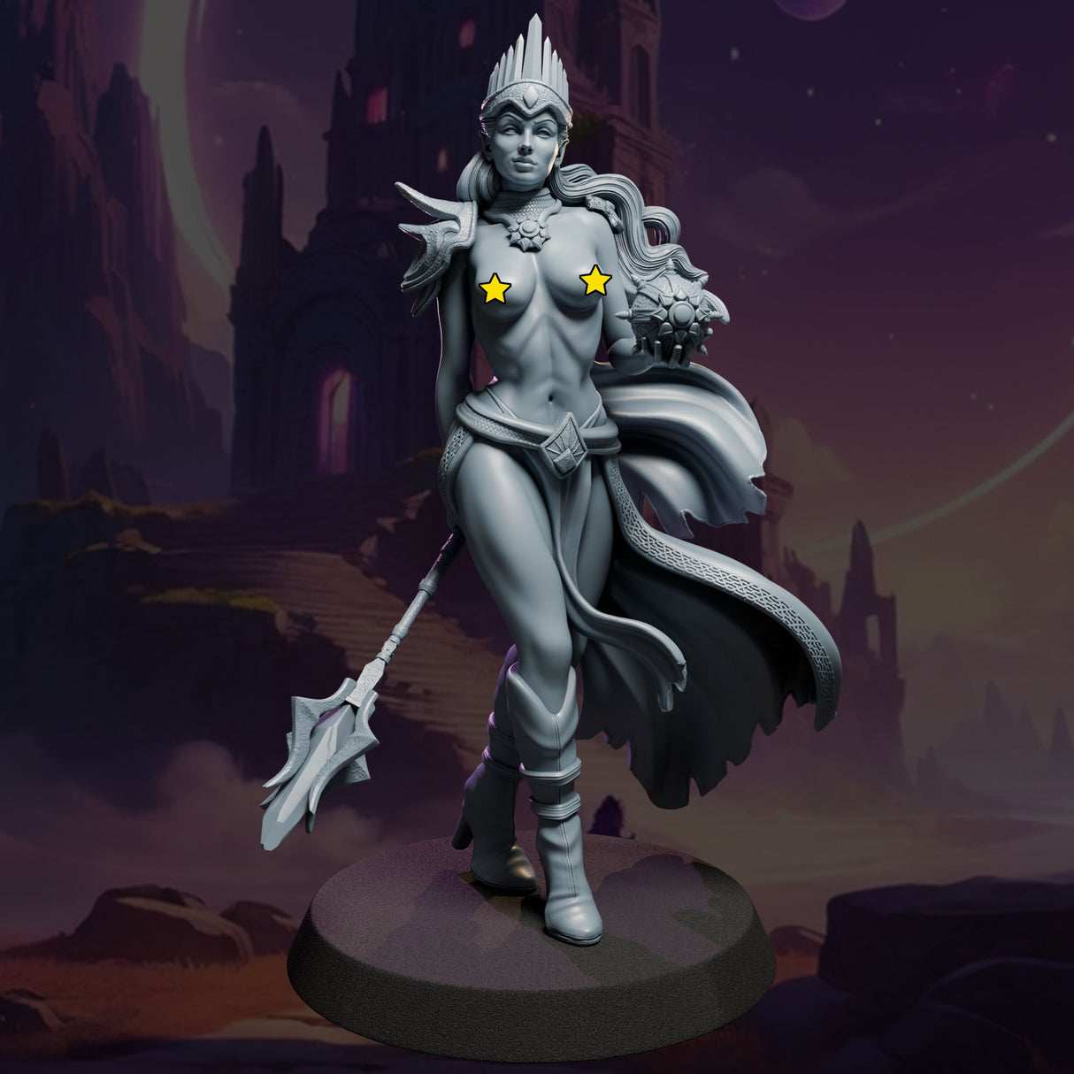 Selyra the Sorceress, Ladies of the Dark Age, NSFW, 32 and 75mm