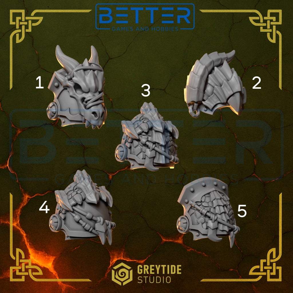 Shoulder pads 1 - Anvil Wardens for 2nd Born Marines