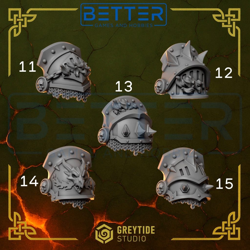 Shoulder pads 3 - Anvil Wardens for 2nd Born Marines