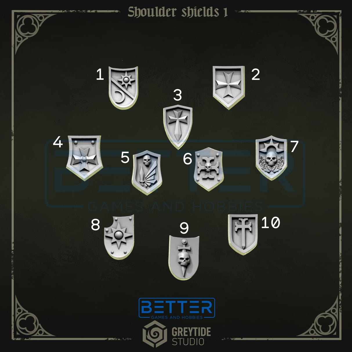 Shoulder Shields 1 - Eternal Pilgrims for 2nd Born Marines