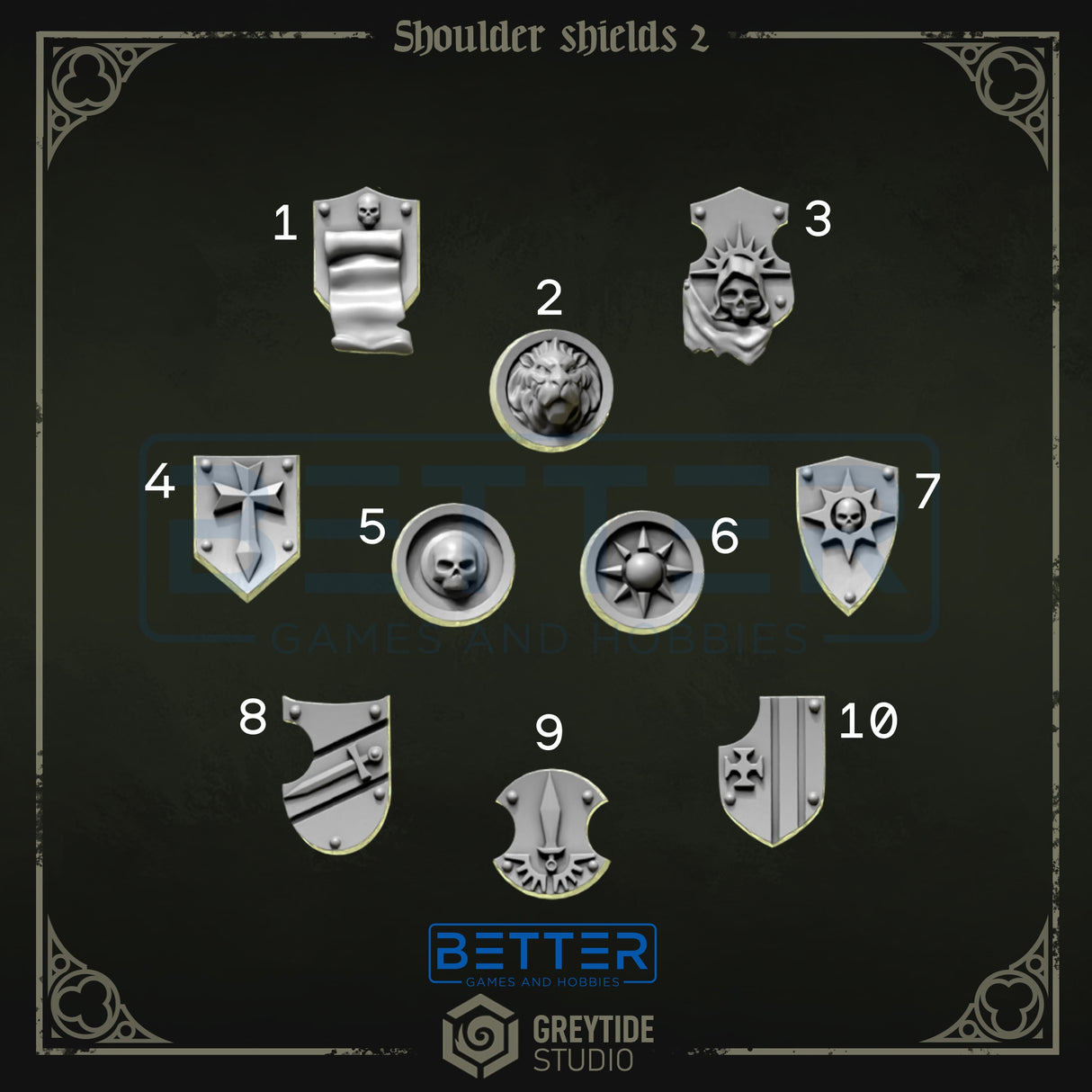 Shoulder Shields 2 - Eternal Pilgrims for 2nd Born Marines