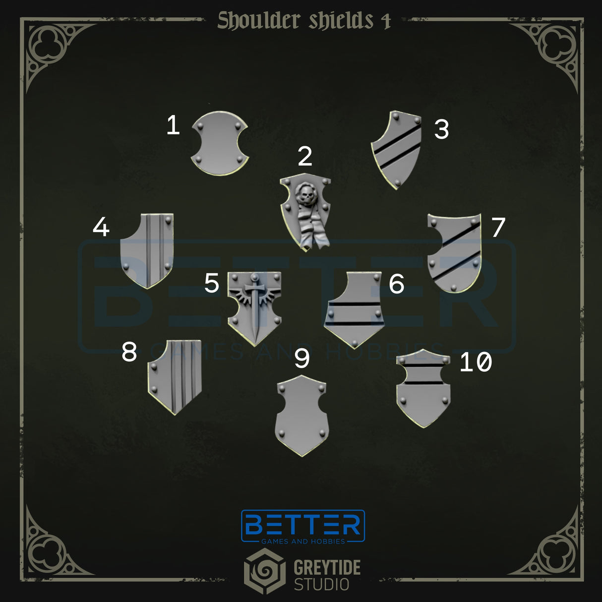 Shoulder Shields 4 - Eternal Pilgrims for 2nd Born Marines