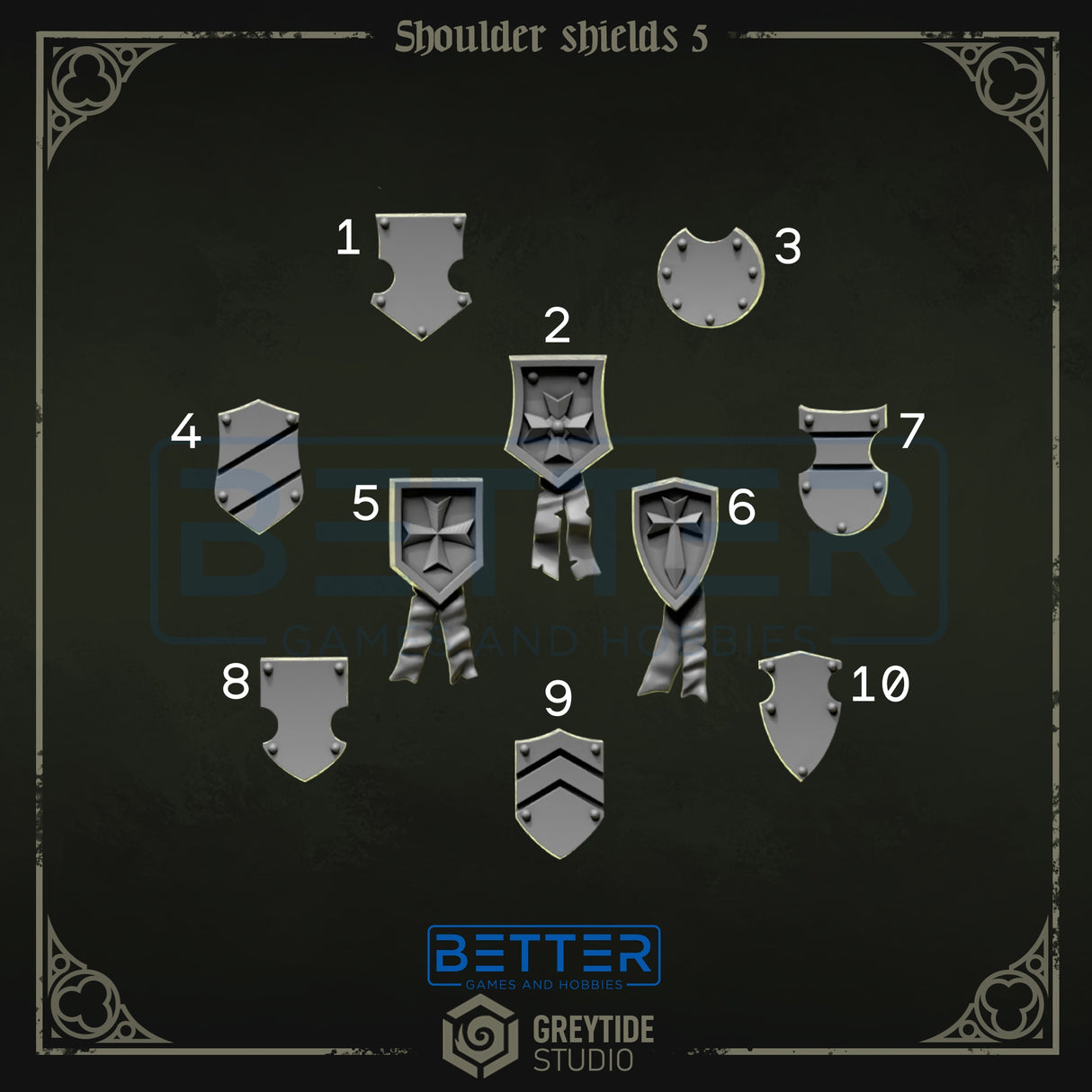 Shoulder Shields 5 - Eternal Pilgrims for 2nd Born Marines