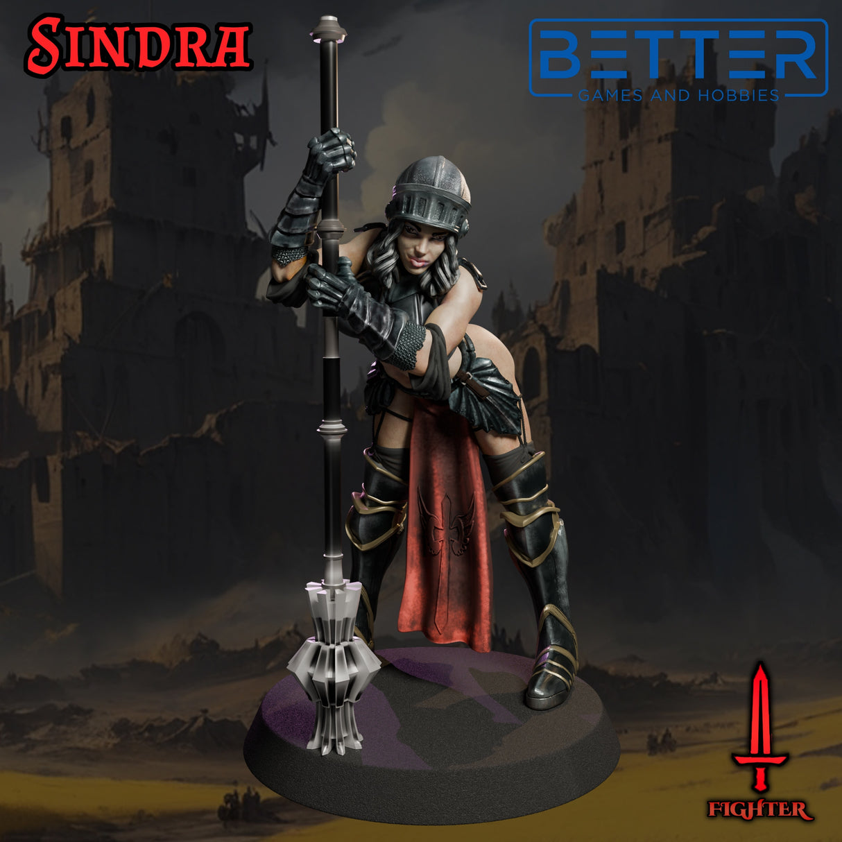 Sindra the Fighter, Ladies of the Dark Age, NSFW, 32 and 75mm